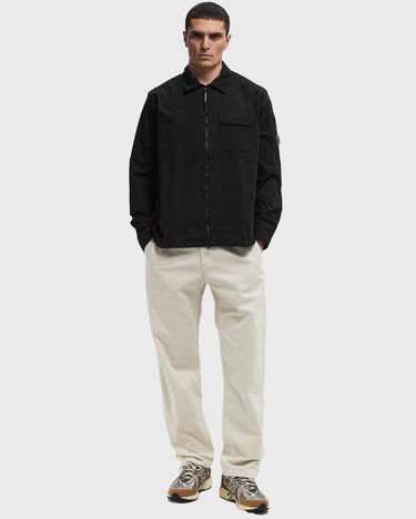 Paita C.P. Company C.P. Company Gabardine Full Zip Overshirt Musta | 18CMOS124A110143G-999, 1