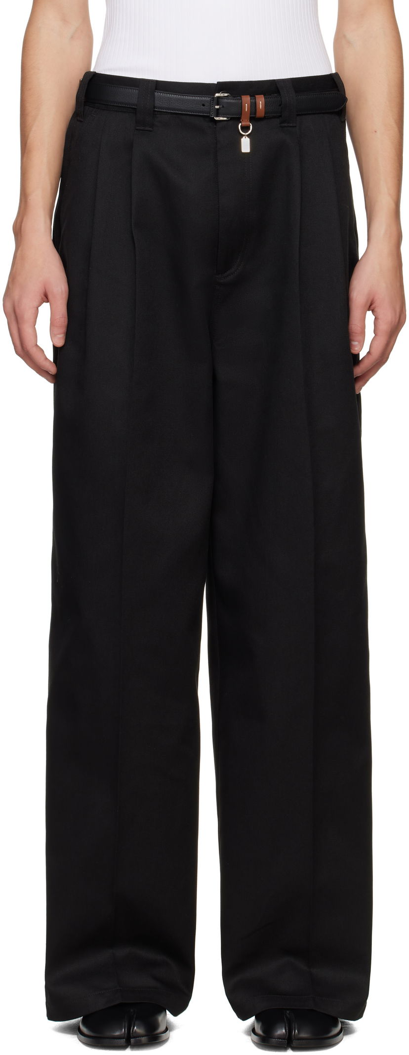 Housut Maison Margiela Maison Margiela Skater Chino Trousers Musta | S50KA0652 S54042