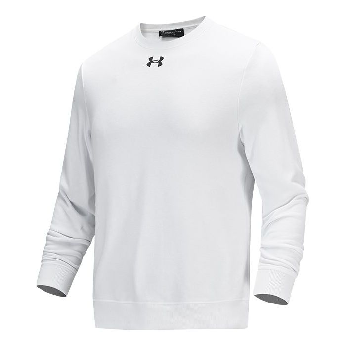 Villapaita Under Armour Rival Fleece 2.0 Crew Pullover Valkoinen | 21600301-100, 0