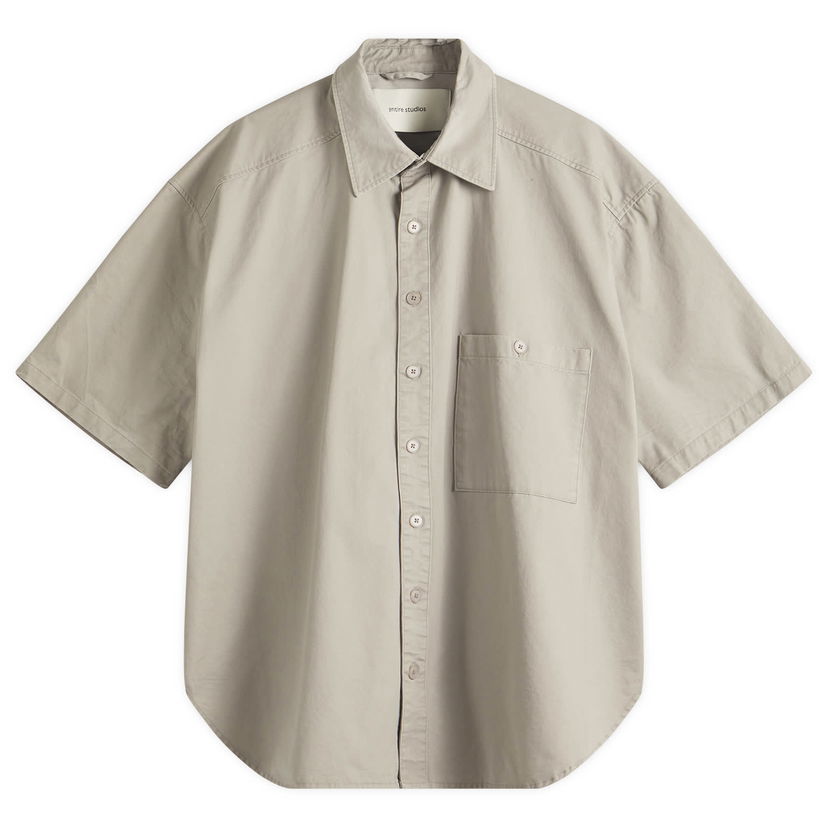 Paita Entire Studios Entire Studios Duper Short Sleeve Shirt, Size Small Beige | ESU-S25-2006-DO