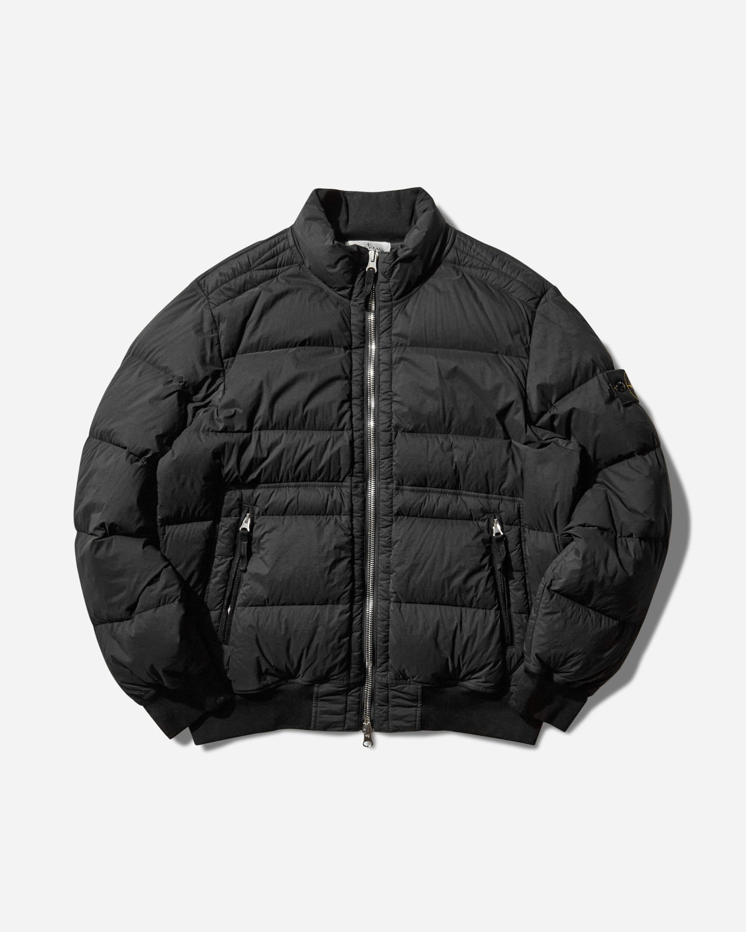 Bomber-takki Stone Island Tunnel Nylon Down-TC Bomber Jacket Musta | K2S15-4100039-S0028 V0029, 1