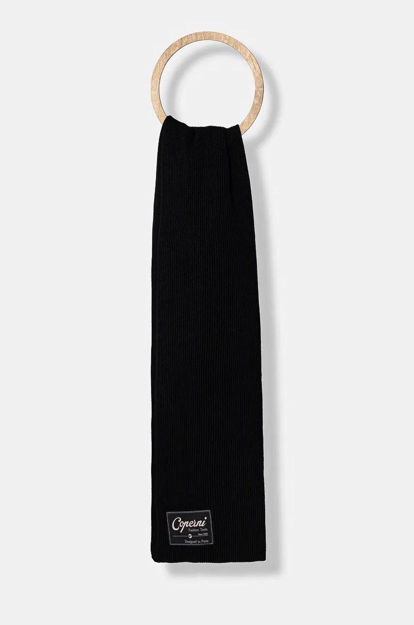 Huivi Coperni Knitted Collar Scarf Musta | COPSA01Y3003