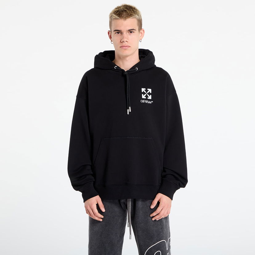Huppari Off-White Off-White Small Arrow Skate Hoodie Musta | OMBB085F25FLE0151001