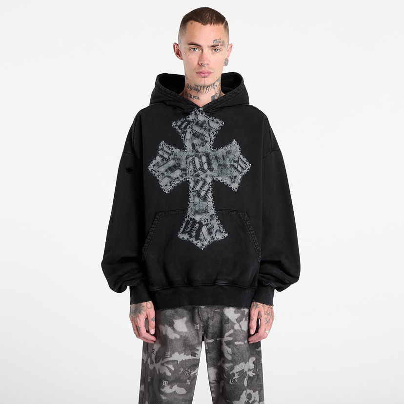Huppari MISBHV MISBHV Goth Cross Graphic Hoodie Musta | 251M212