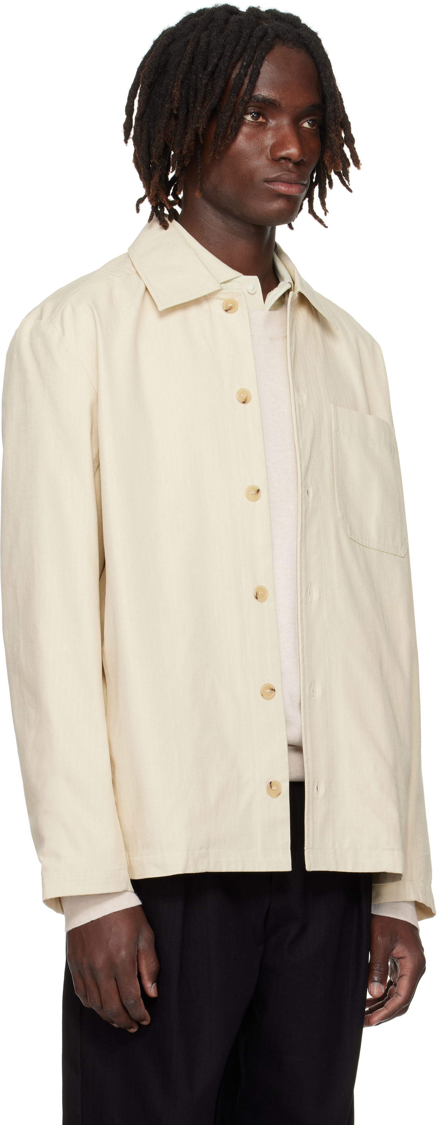 Takki A.P.C. A.P.C. Jeffray Jacket Valkoinen | COHHW-H02991, 1