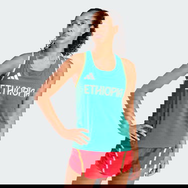 Tankkitoppi adidas Performance Team Ethiopia Running Vihreä | IW3917, 0