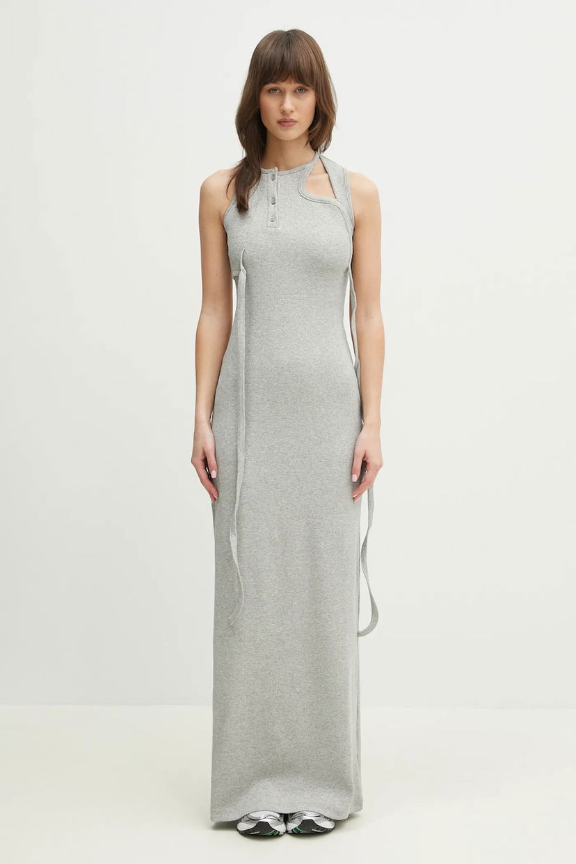 Mekko Ottolinger Ottolinger Tank Maxi Dress Harmaa | 104.500404.02