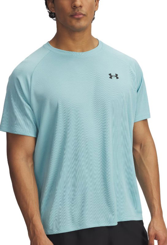 T-paita Under Armour UA Tech Textured Short Sleeve T-Shirt Turkoosi | 1382796-494