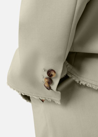 Takki AXEL ARIGATO Thea Frayed Double-Breasted Blazer Beige | A3305001, 7