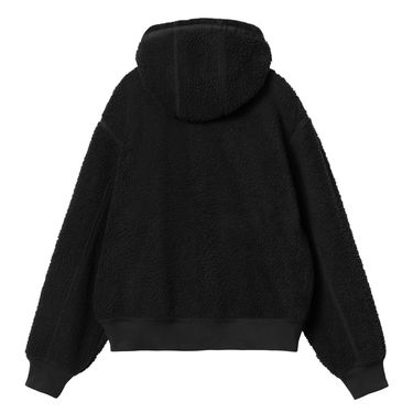Huppari Carhartt WIP Active Fleece Zip-Up Hoodie Musta | I033905_8, 4