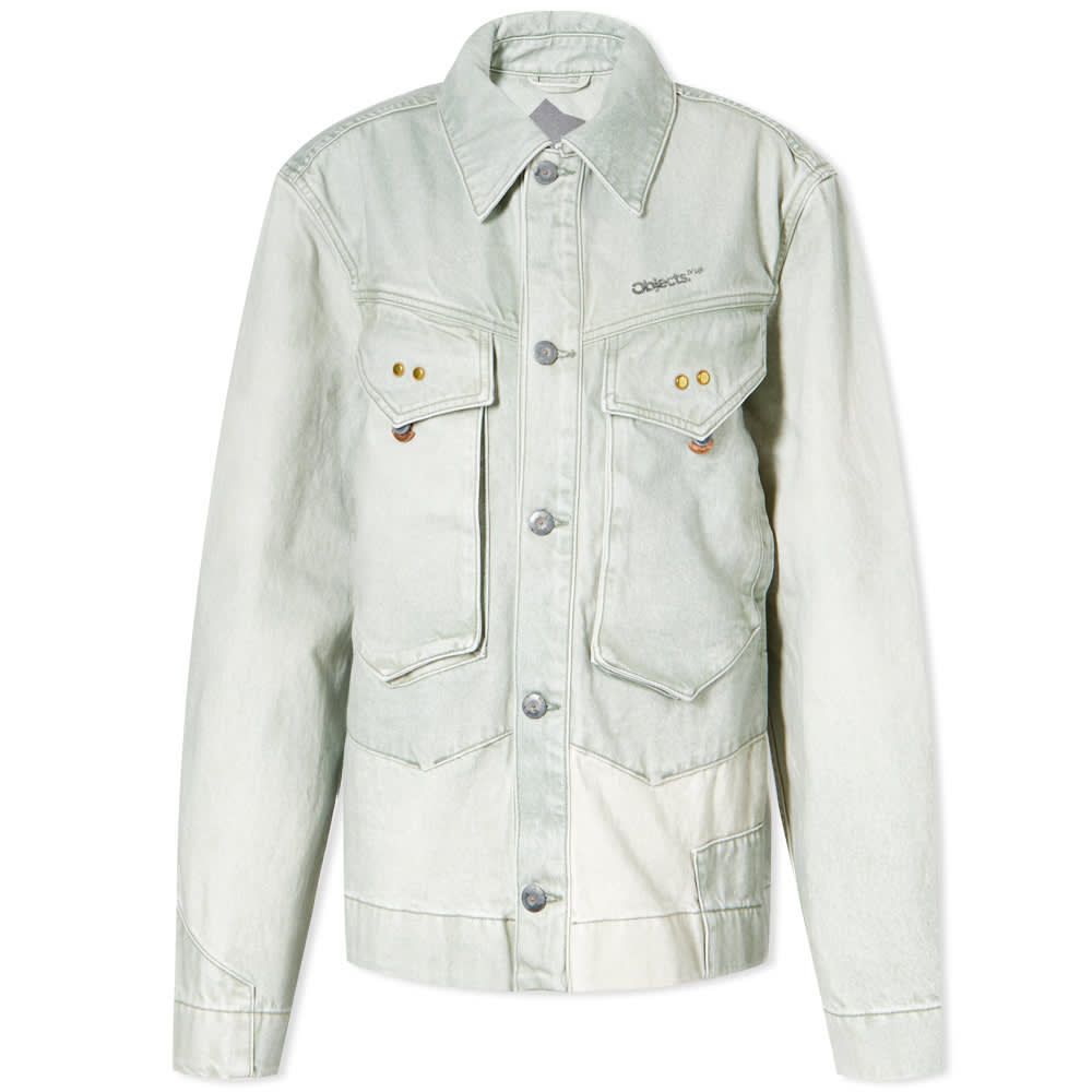 Takki Objects IV Life Oversized Denim Jacket Vihreä | OBJ-001-201-01-0422, 0