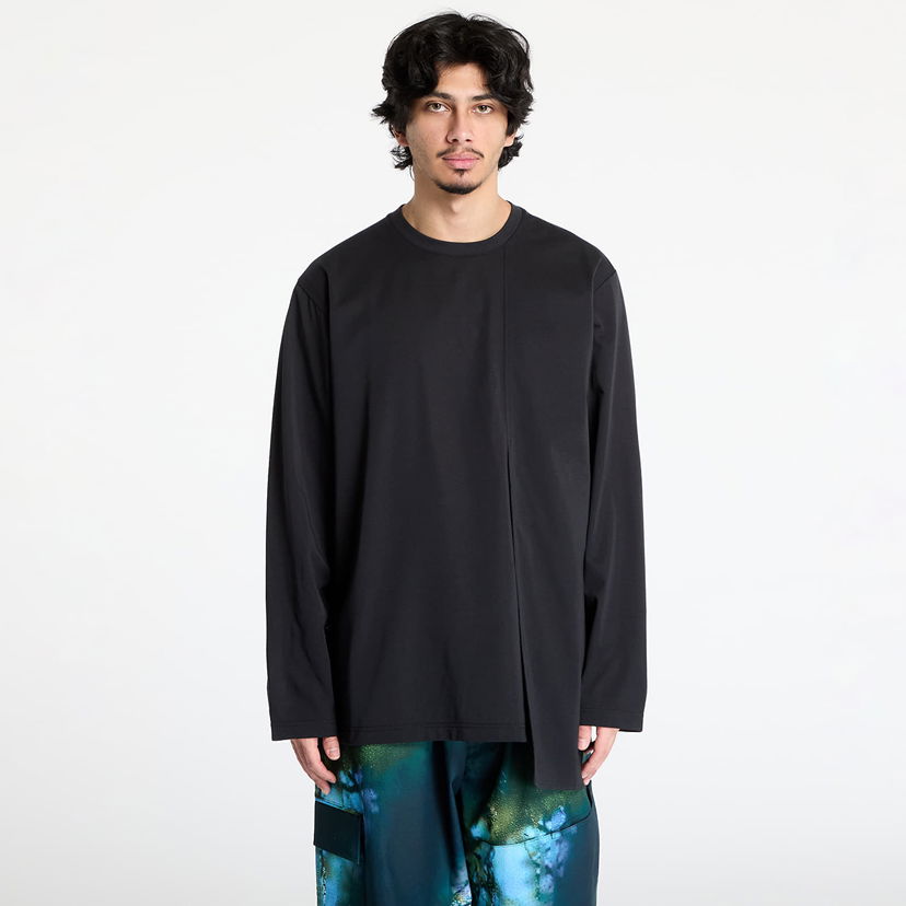 T-paita Y-3 Y-3 Premium Long Sleeve Top Musta | JN4944
