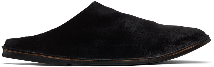 Vaatteet Marsèll Marsèll Strasacco Suede Mules Musta | MM3156 P024666