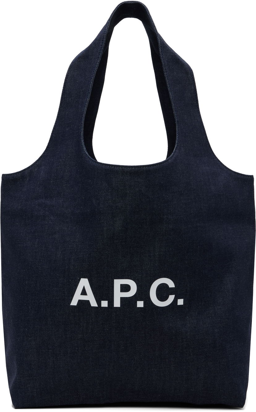 Kangaskassi A.P.C. Ninon Tote Bag Tummansininen | COHIZ-M61565