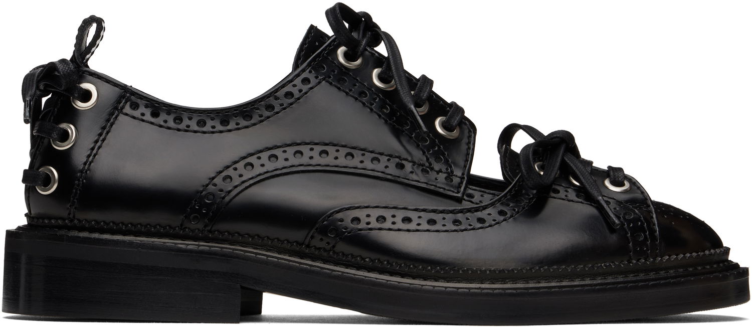 Vaatteet Simone Rocha Simone Rocha Multi-Lace Cutout Brogues Musta | BRG12 0740, 0