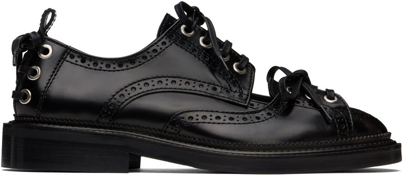 Vaatteet Simone Rocha Simone Rocha Multi-Lace Cutout Brogues Musta | BRG12 0740