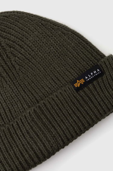 Pipo Alpha Industries Beanie Knitted Vihreä | 138905.142, 1