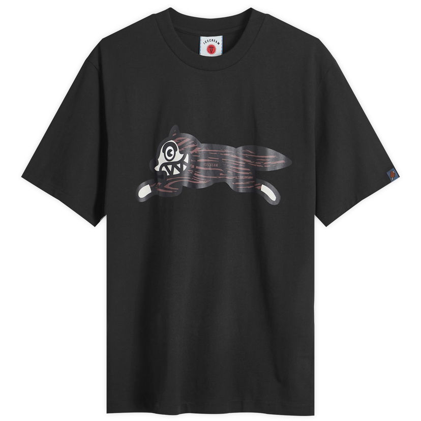 T-paita BBC IceCream Woodgrain Running Dog Graphic Tee Musta | IC24345-BK