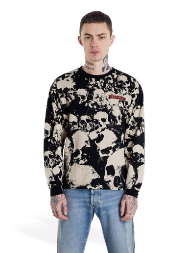 T-paita Pleasures Despair Longsleeve Shirt Musta | P22SP014 black