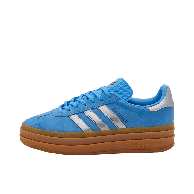 Tennarit ja kengät adidas Originals Adidas Women's Gazelle Bold W in Blue Burst/Silver Metal/Aurora Ink, Size UK 3 | END. Clothing Sininen | JI0327