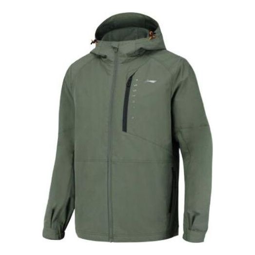 Takki Li-Ning Polar Fleece 3-in-1 Windbreaker Vihreä | AWBR017-2
