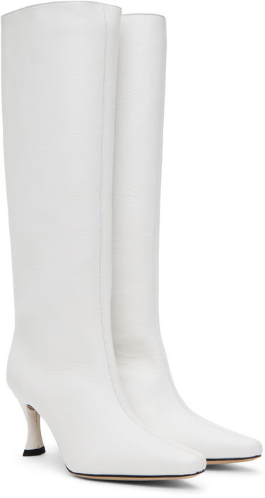 Vaatteet BY FAR BY FAR Stevie 42 Knee-High Boots Valkoinen | 23PFSVIWHNAP, 3