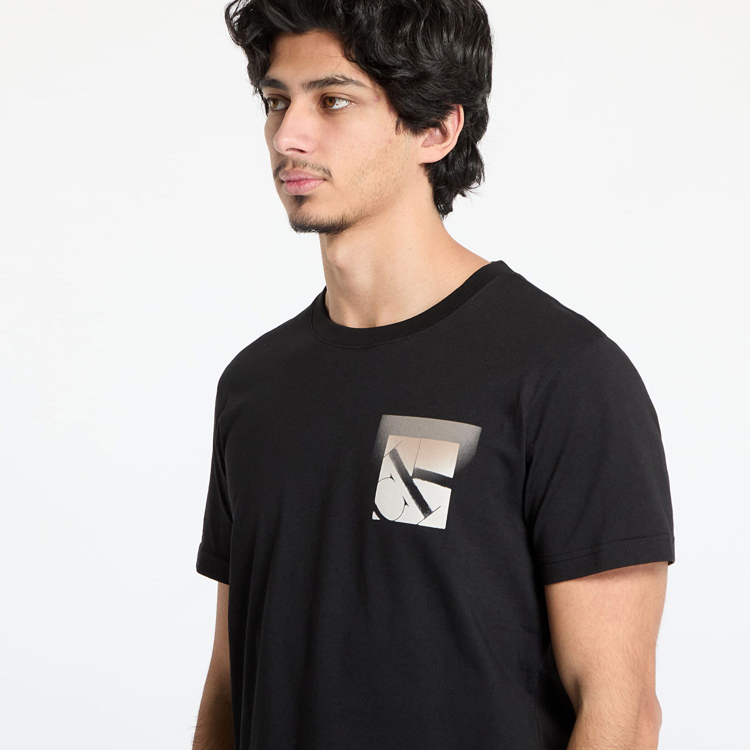 T-paita CALVIN KLEIN Calvin Klein Jeans Soft Box Monogram Tee Musta | J30J327092 BEH, 1