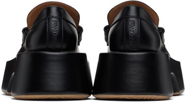 Vaatteet JW Anderson JW Anderson Leather Platform Loafers Musta | FW0169-LA0020, 1