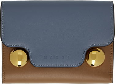 Lompakko Marni Marni Trunkaroo Trifold Leather Wallet Sininen | PFMO0109U3 P6948, 0