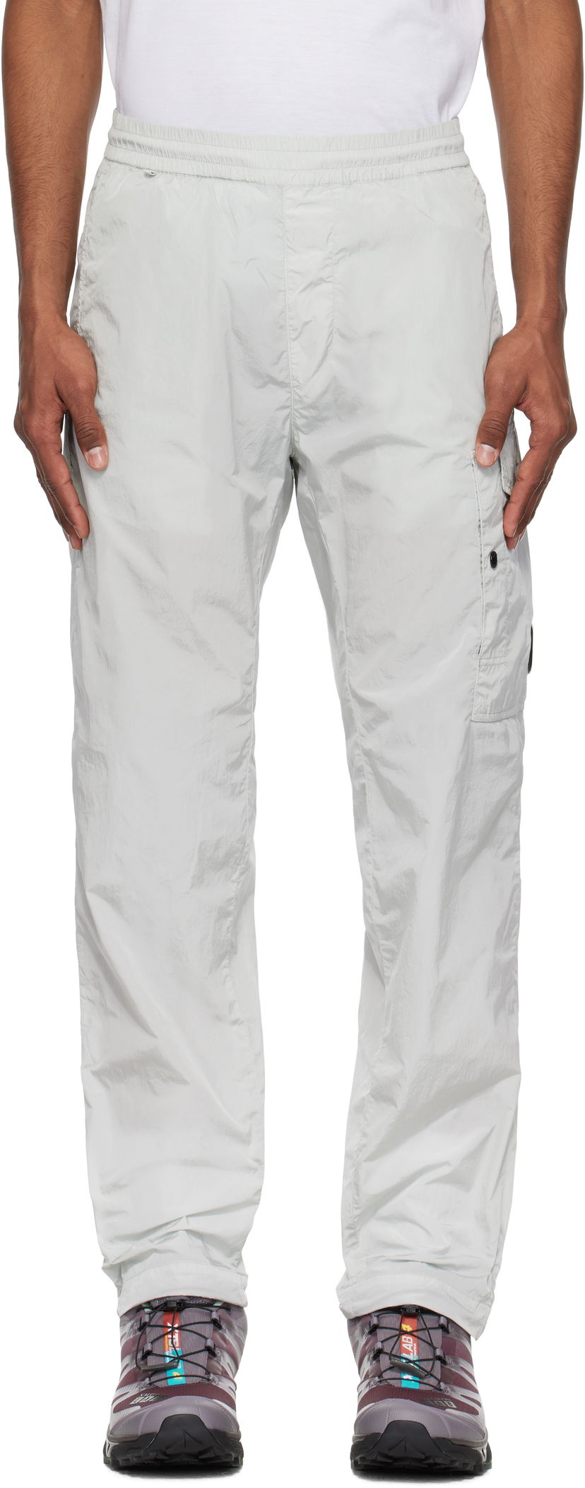 Cargo housut C.P. Company C.P. Company Chrome-R Regular Cargo Pants Harmaa | 18CMPA062A-005904G