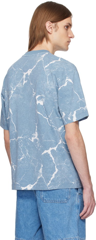 T-paita BOSS All-Over Print Tee Sininen | 50541105, 2