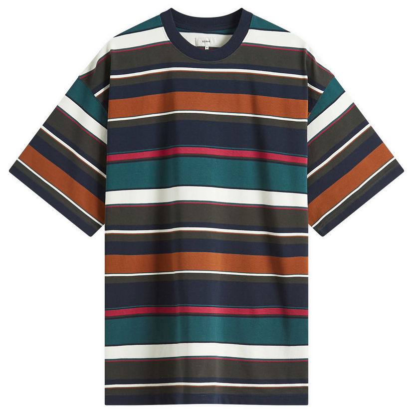 T-paita BEAMS BEAMS Multi Stripe T-Shirt, Size Large Monivärinen | 1104-1340-803-79