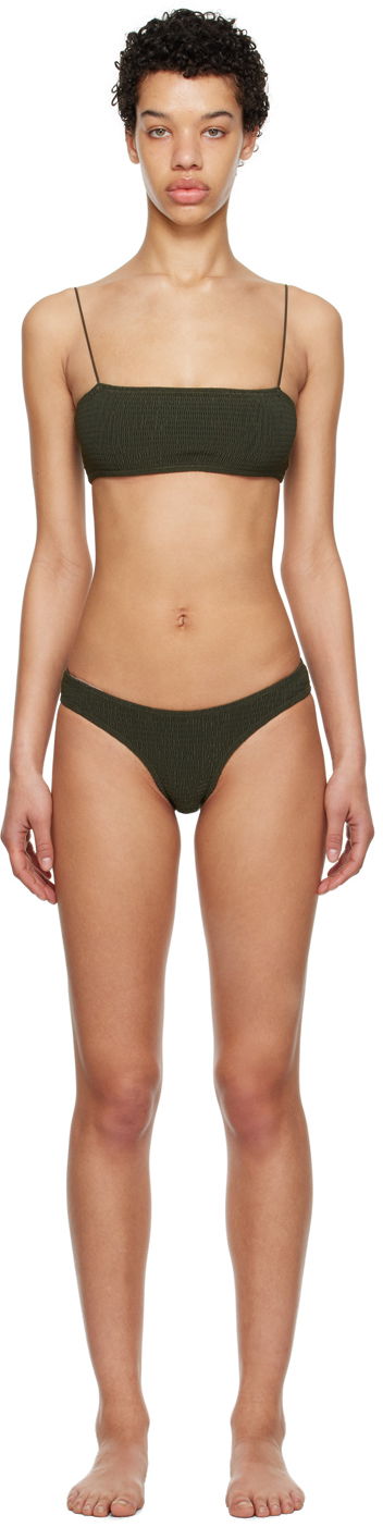 Uimapuvut TOTEME TOTEME Smocked Bikini Vihreä | 232-899-795 / 232-878-795