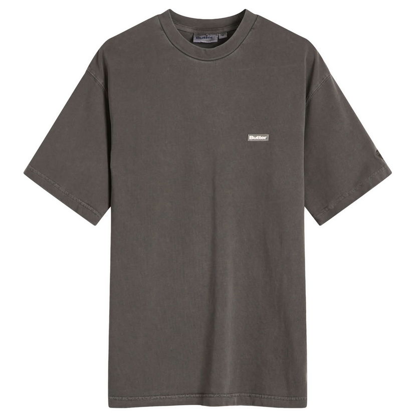 T-paita Butter Goods Basic T-Shirt, Size Large Harmaa | BG243110-BLK