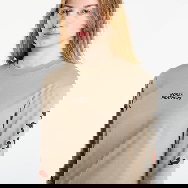 T-paita Horsefeathers Long-Sleeve Top Reiko Beige | SW958A, 1