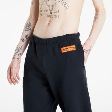 Verryttelyhousut HERON PRESTON Plain Sweatpants Ctnmb Vertic Musta | HMCH024C99JER0011001, 3