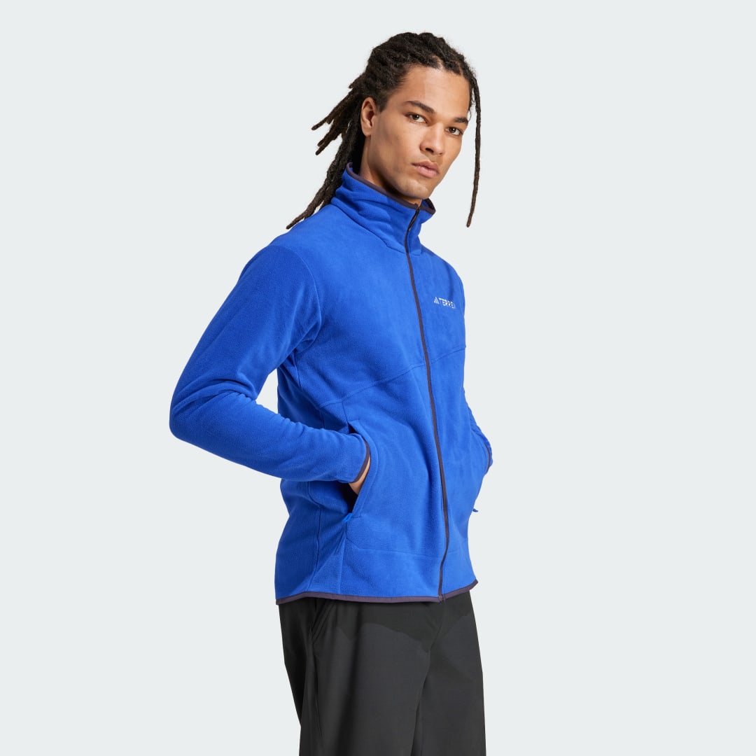 Huppari adidas Performance Terrex Multi Full-Zip Fleece Jacket Sininen | JC9613, 0