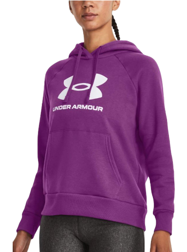 Huppari Under Armour UA Rival Fleece Big Logo Violetti | 1379501-580