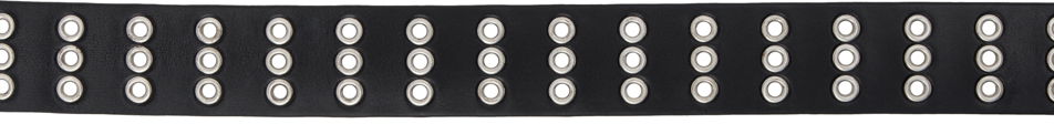 Vyöt Ann Demeulemeester Ann Demeulemeester Ezra Grommet Leather Belt Musta | 2402-U-BE11-LT128-099, 1