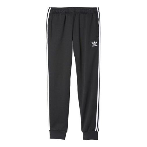 Verryttelyhousut adidas Originals Superstar Cuffed Track Pants Musta | AJ6960