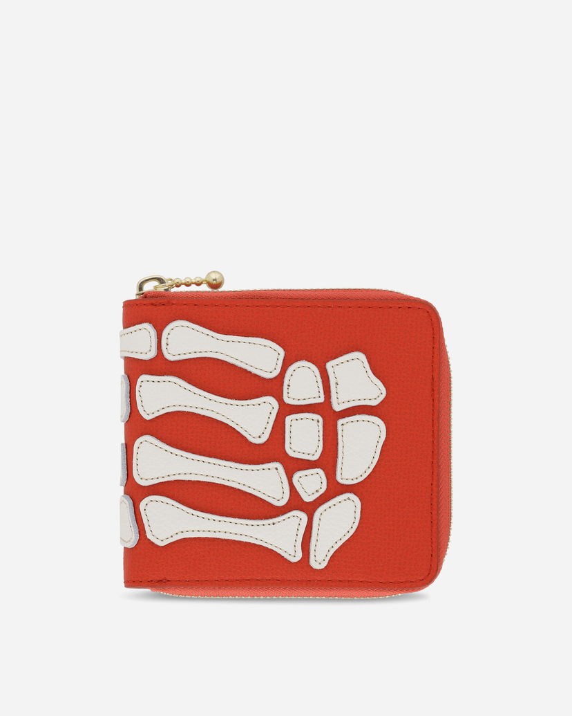 Lompakko KAPITAL Thumb Up Bone Band Zip Wallet Oranssi | K2503XG522 RED