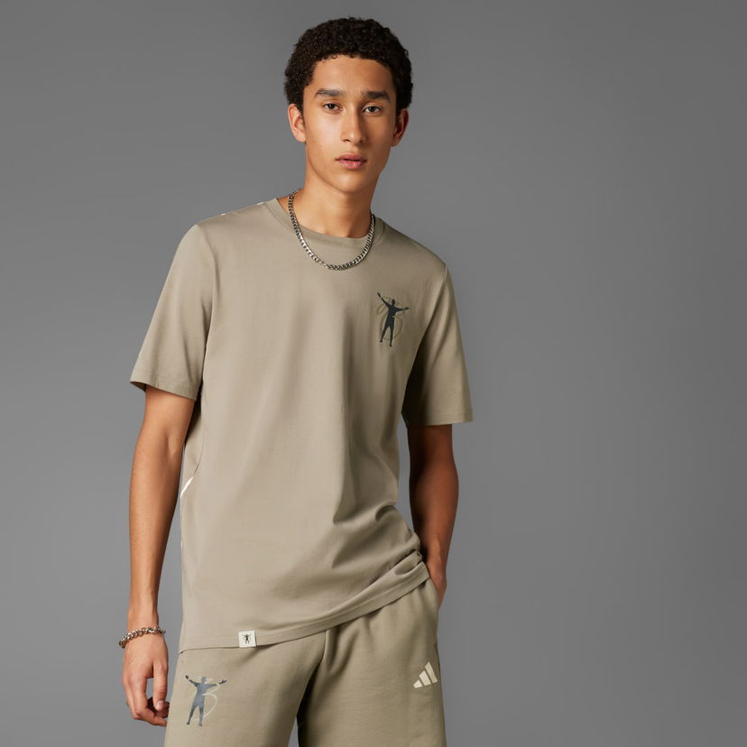 T-paita adidas Performance Jude Bellingham Culturewear T-Shirt Beige | JY1876