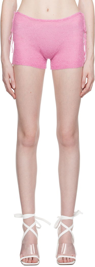 Shortsit GUIZIO Guizio Side Tie Shorts Vaaleanpunainen | H23607S018, 0
