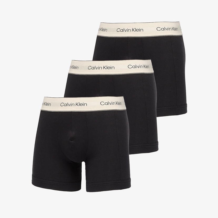 Nyrkkeilijät CALVIN KLEIN Boxerky Boxer Brief 3-Pack Black Musta | LV00NB4447 UB1