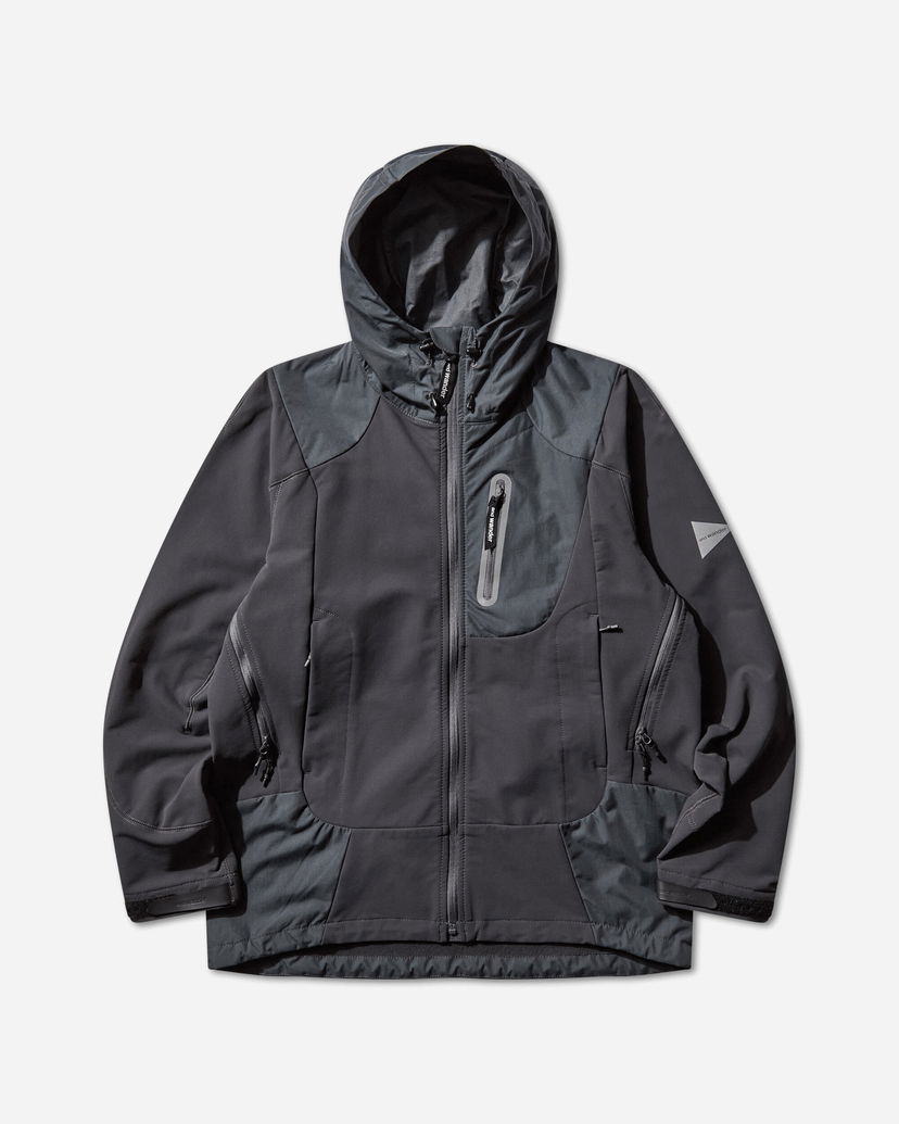 Takki and wander Hooded Stretch Shell Jacket Harmaa | 5745221005 023