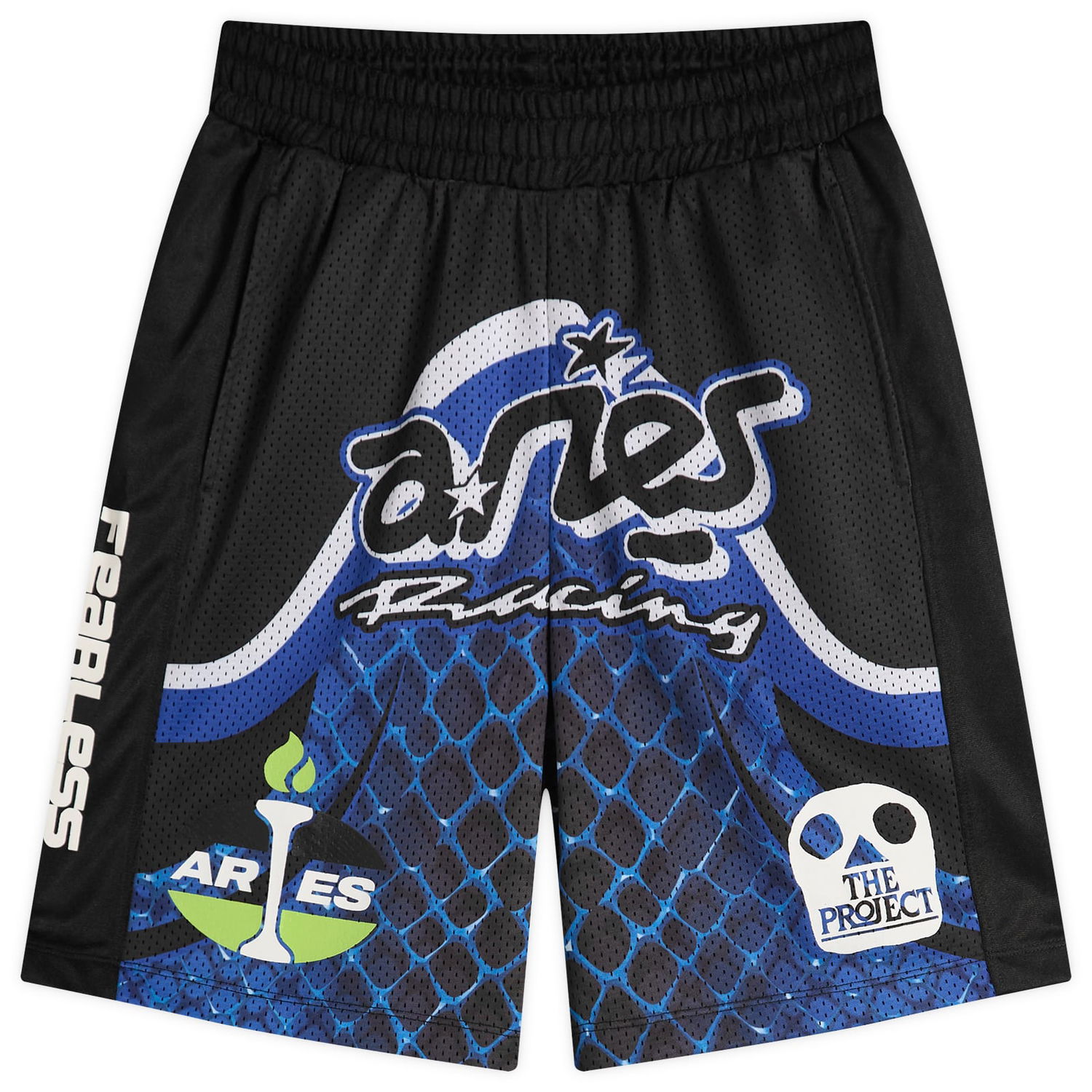 Shortsit Aries Aries Moto Dodgem Airtex Shorts Musta | EN30108-01, 0