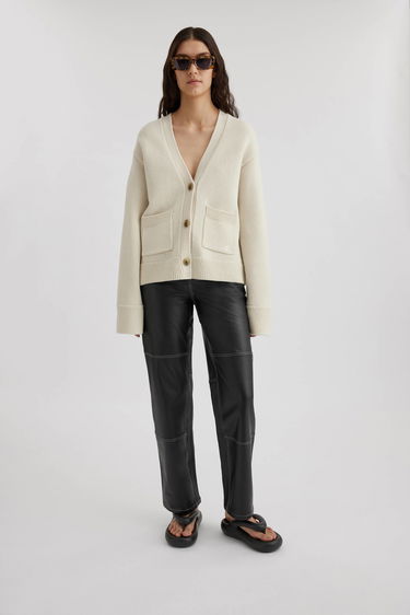 Villapaita AXEL ARIGATO Memory Relaxed Cardigan Beige | A0443010, 4