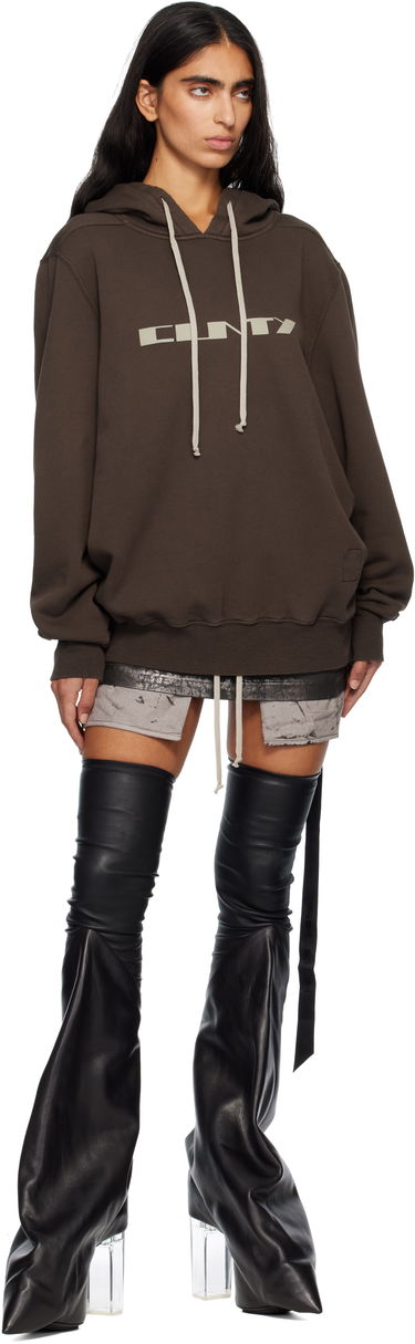 Hame Rick Owens Concordians Fog Distressed Drawstring Miniskirt Musta | DS02E7321 SBZMC, 3