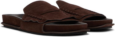 Vaatteet Jacquemus Jacquemus Suede Loafer Sandals Ruskea | 25E251FO172-4354, 3
