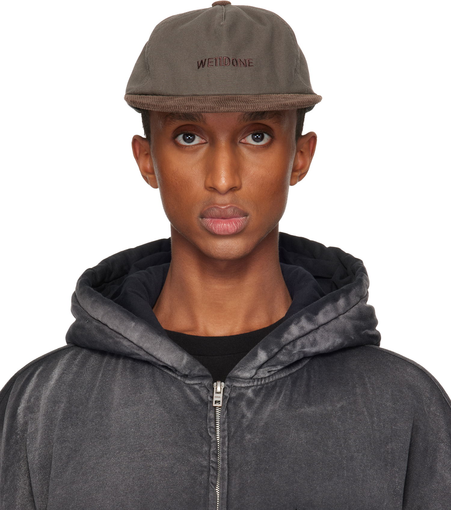 Korkki We11done We11done Work Cap Ruskea | WD-AH3-24-403-U-GY, 0
